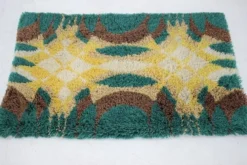 Petit tapis de design des années 50 dans le style Ege Rya, Danemark, 1970.