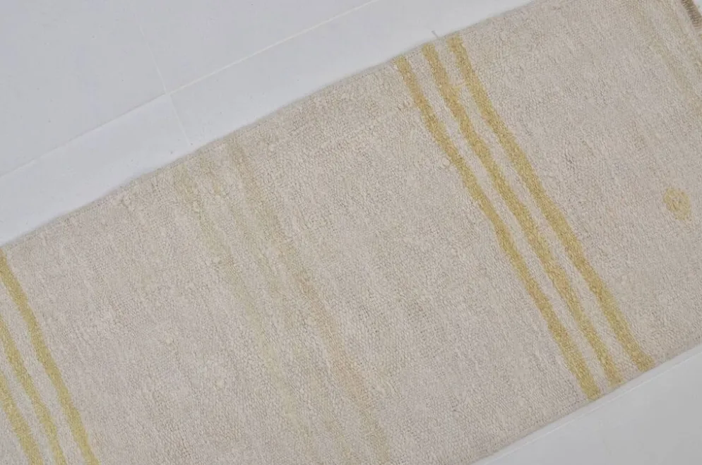 Petit tapis en chanvre vintage sku 3994
