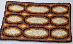 petit tapis/tapisserie murale du milieu du siècle Ege Rya, Danemark, années 1970