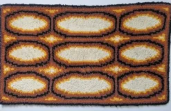petit tapis/tapisserie murale du milieu du siècle Ege Rya, Danemark, années 1970