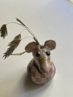 Petit vase “bud vase” en céramique émaillée