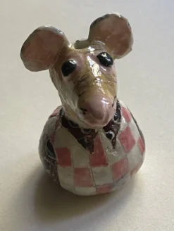 Petit vase “bud vase” en céramique émaillée