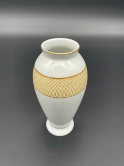 Petit vase Rosenthal Classic en porcelaine blanche et or
