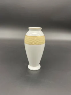 Petit vase Rosenthal Classic en porcelaine blanche et or