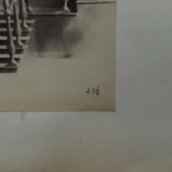 Photo albumine Venise palais des Doges salle du trône XIXe