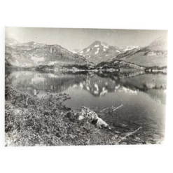 Photo argentique Bernard Darot XXe Lac
