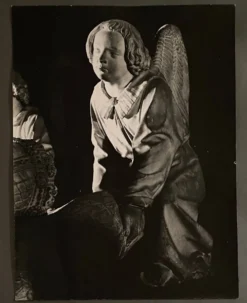 Photo argentique Bernard Darot XXe Tombeau de François II un ange
