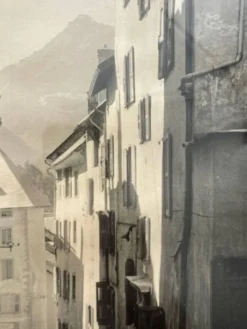 Photographie ancienne argentique Briançon 1950