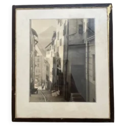Photographie ancienne argentique Briançon 1950