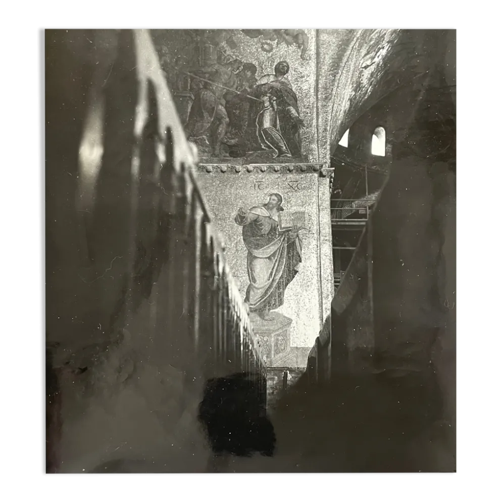 Photographie ancienne noir et blanc argentique début XXe