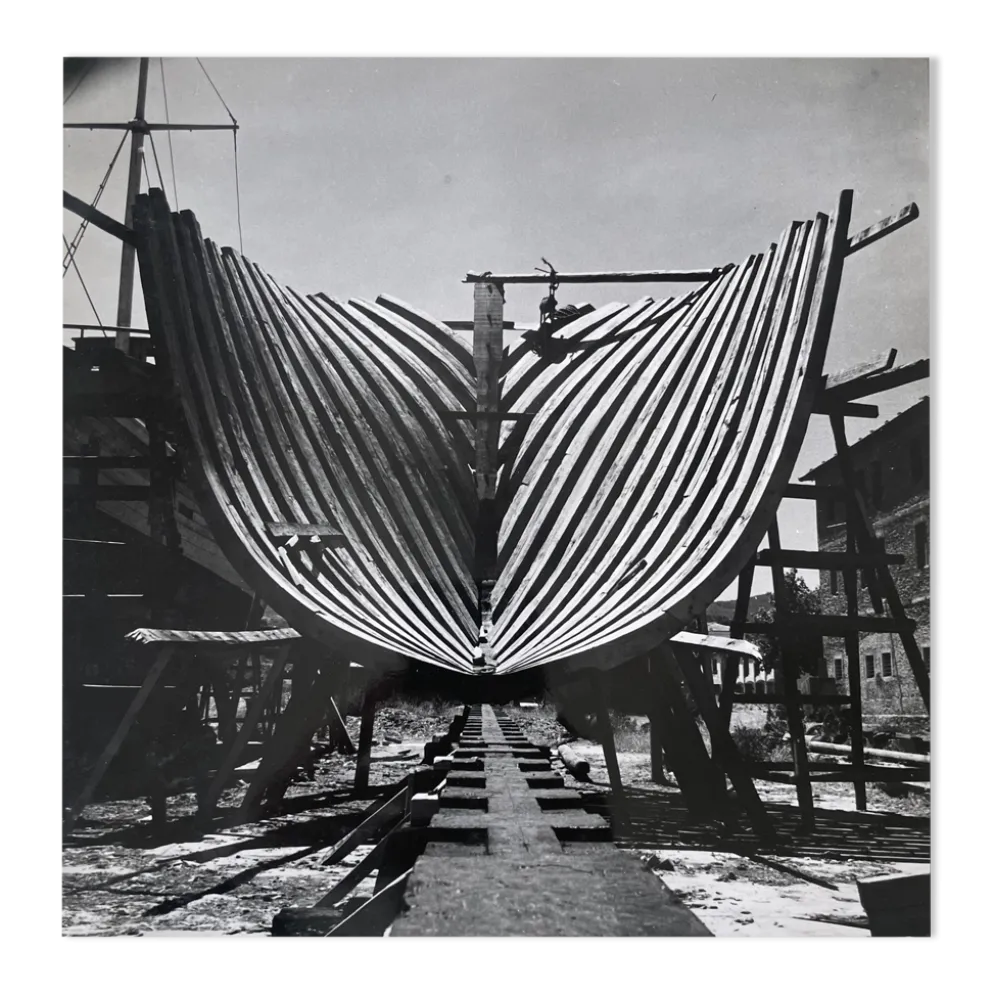 Photographie ancienne noir et blanc argentique début XXe