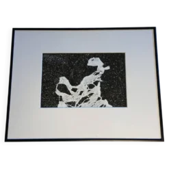 Photographie argentique noir et blanc, abstraite