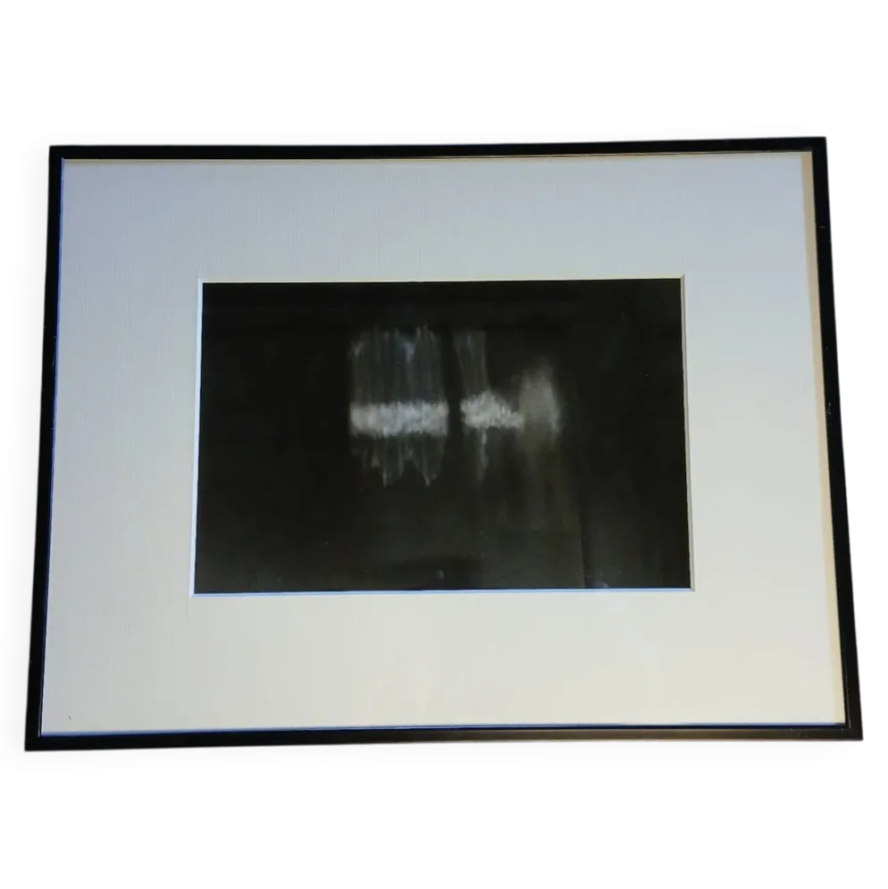 Photographie argentique noir et blanc, abstraite