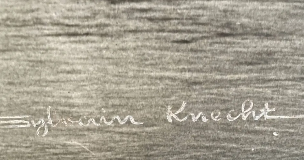 Photographie argentique - Rives du Cher à Tours – Sylvain Knecht, 1967