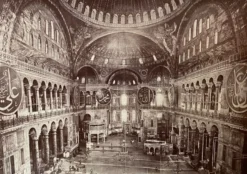 Photographie Constantinople Sainte Sophie XIXe Albumine