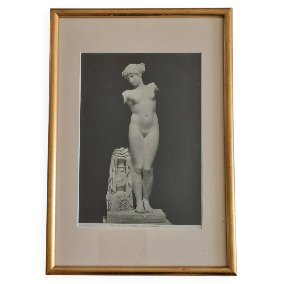 Photographie de la Vénus de l'Esquilin Palazzo dei Conservatori 27x39 cm