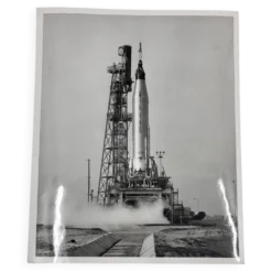 Photographie Us Air Force Lanceur Mercury Aurore 7 Nasa USA 1962