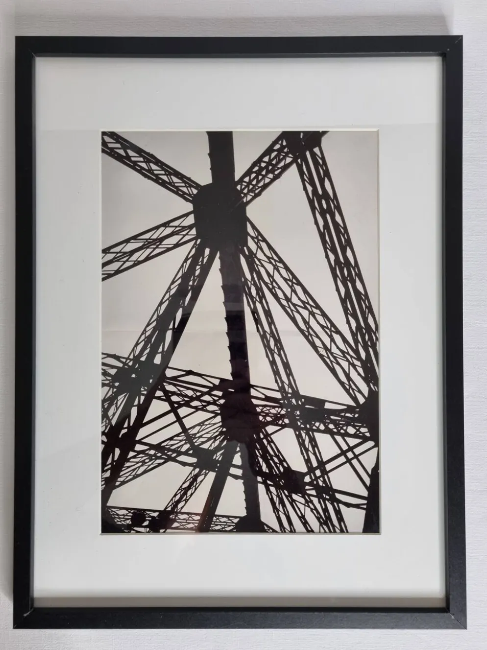 Photographie Vintage en Noir et Blanc des Années 70/80, Design Industriel, encadré 32 cm x 42 cm