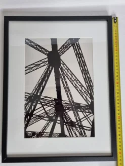 Photographie Vintage en Noir et Blanc des Années 70/80, Design Industriel, encadré 32 cm x 42 cm