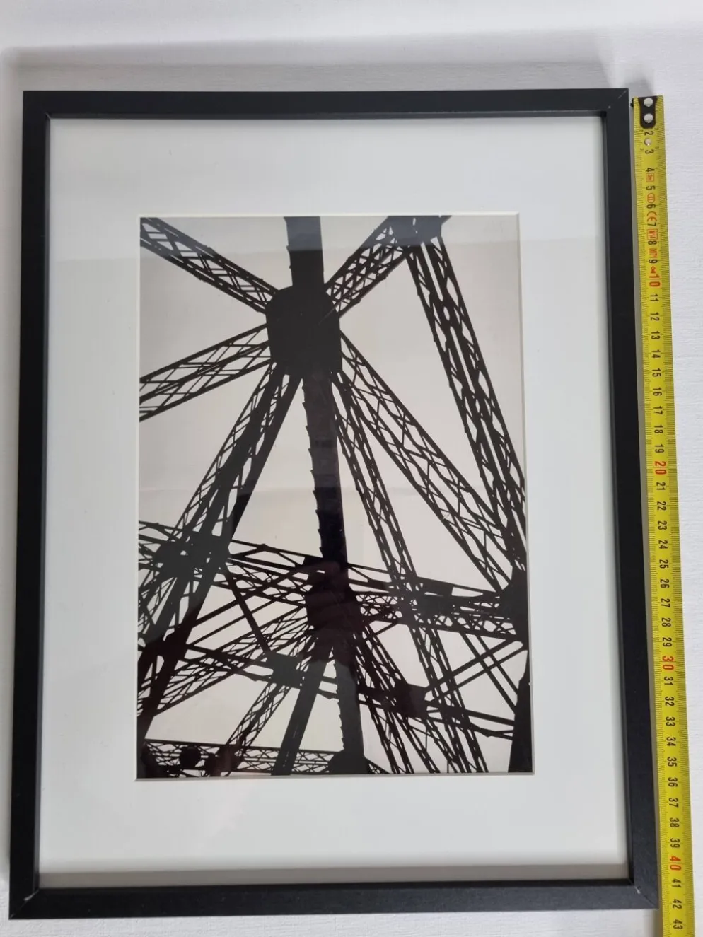Photographie Vintage en Noir et Blanc des Années 70/80, Design Industriel, encadré 32 cm x 42 cm