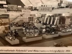 Photo originale de l’exposition Internationale Automobil Berlin 1935.