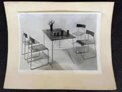 Photo originale de meubles par Helmuth Magga - Deutsche Werkstätten / 1957