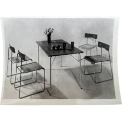 Photo originale de meubles par Helmuth Magga - Deutsche Werkstätten / 1957