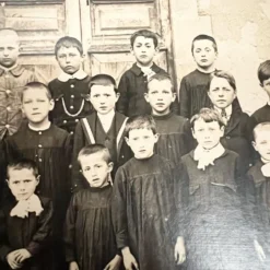 3 photos de classe début XXe