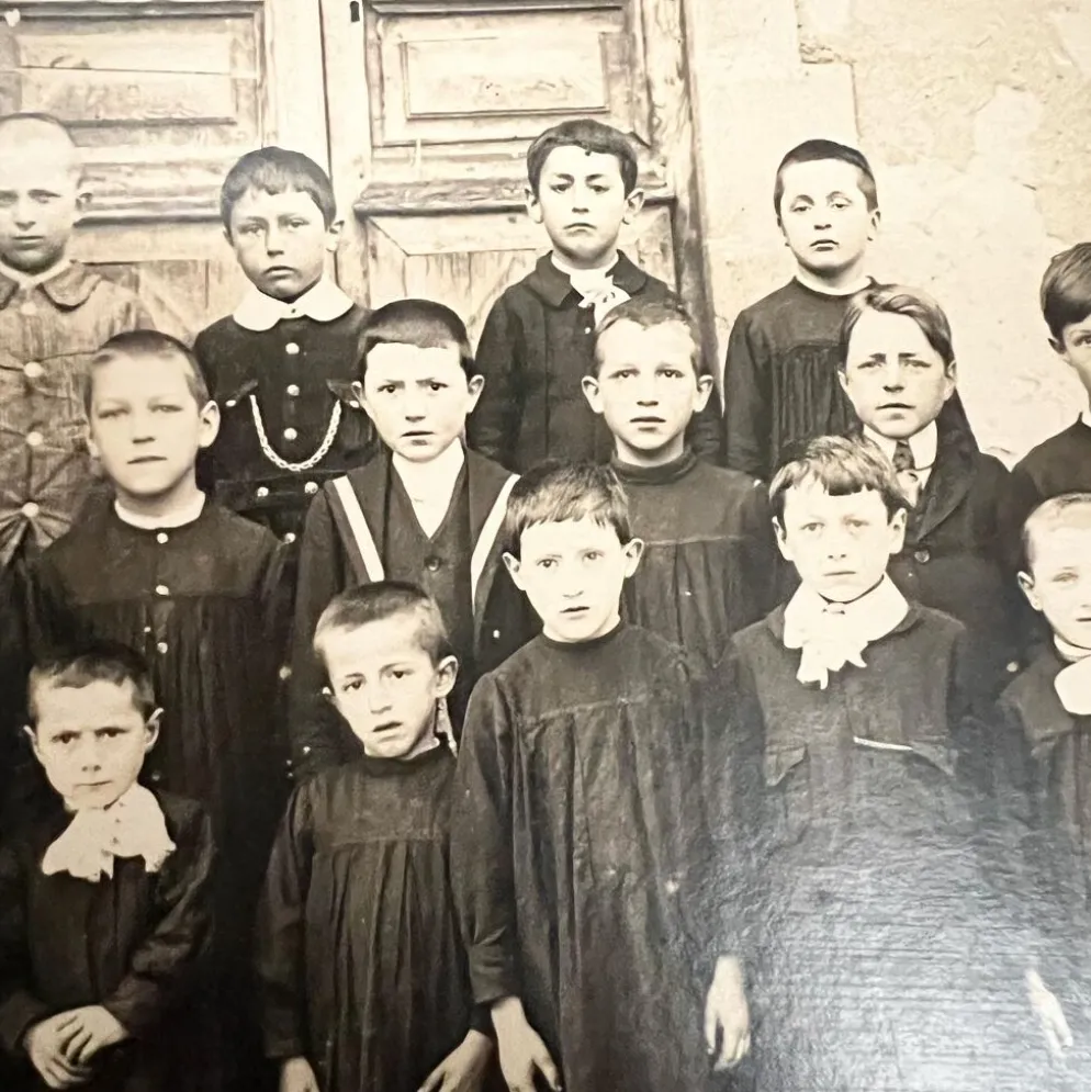 3 photos de classe début XXe