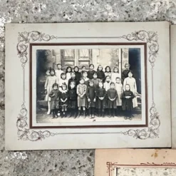 3 photos de classe début XXe