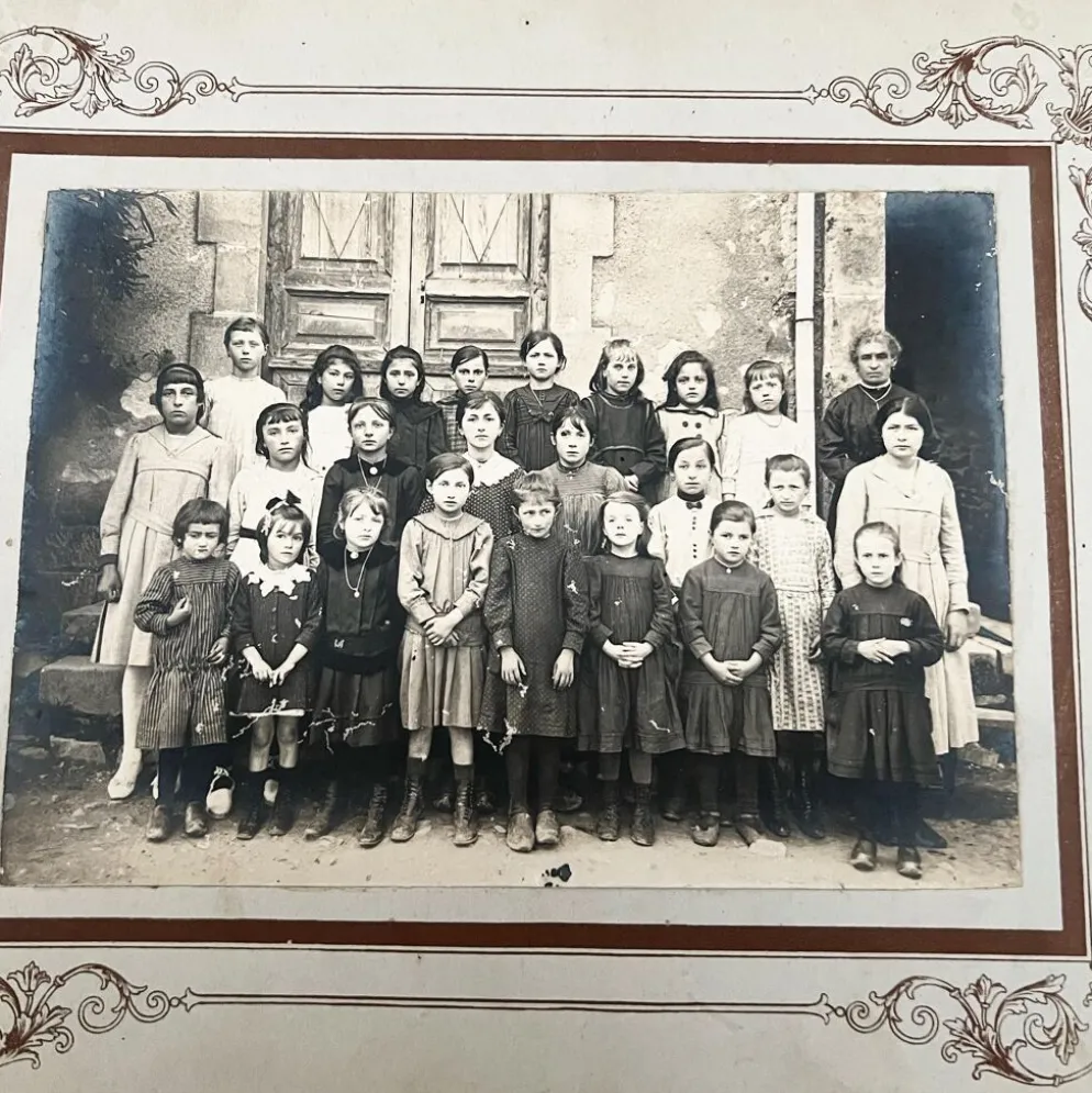 3 photos de classe début XXe
