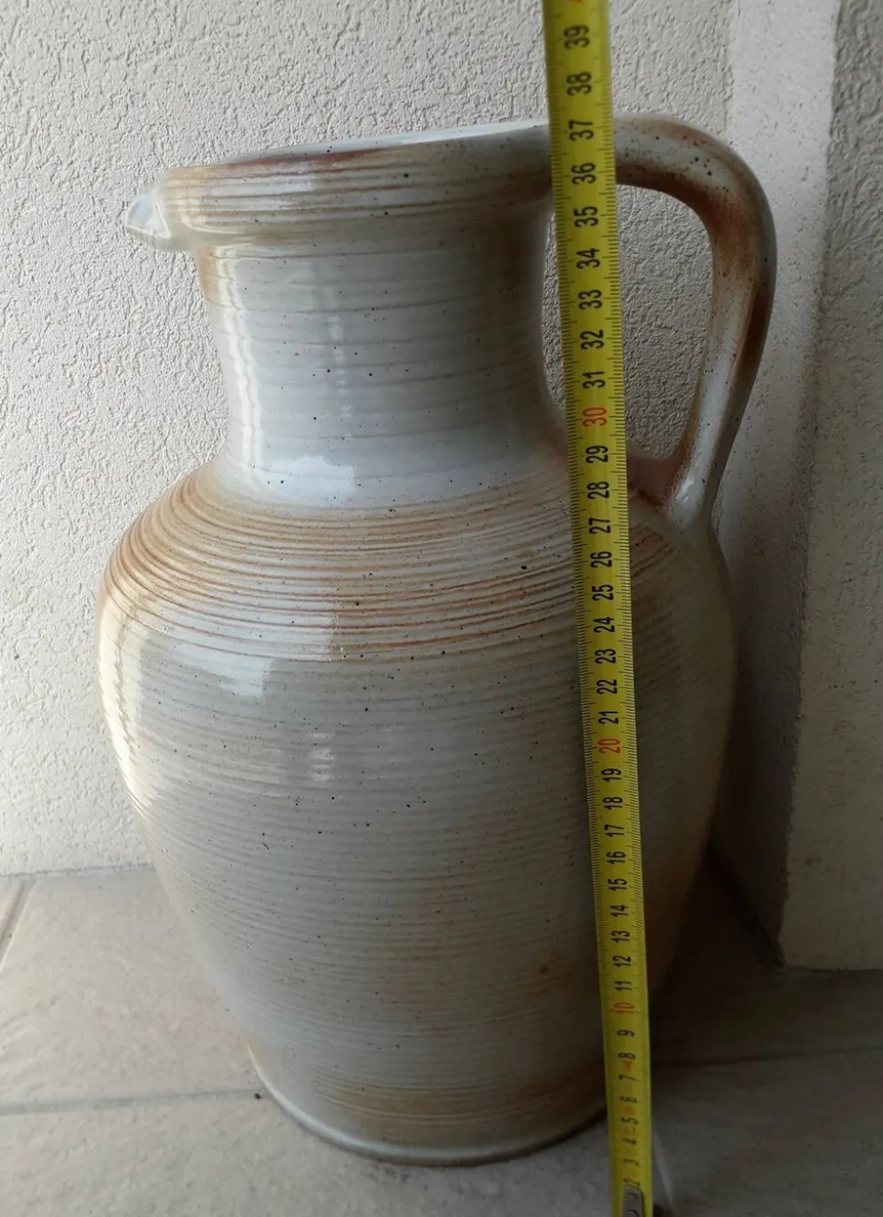 Pichet vase en grès