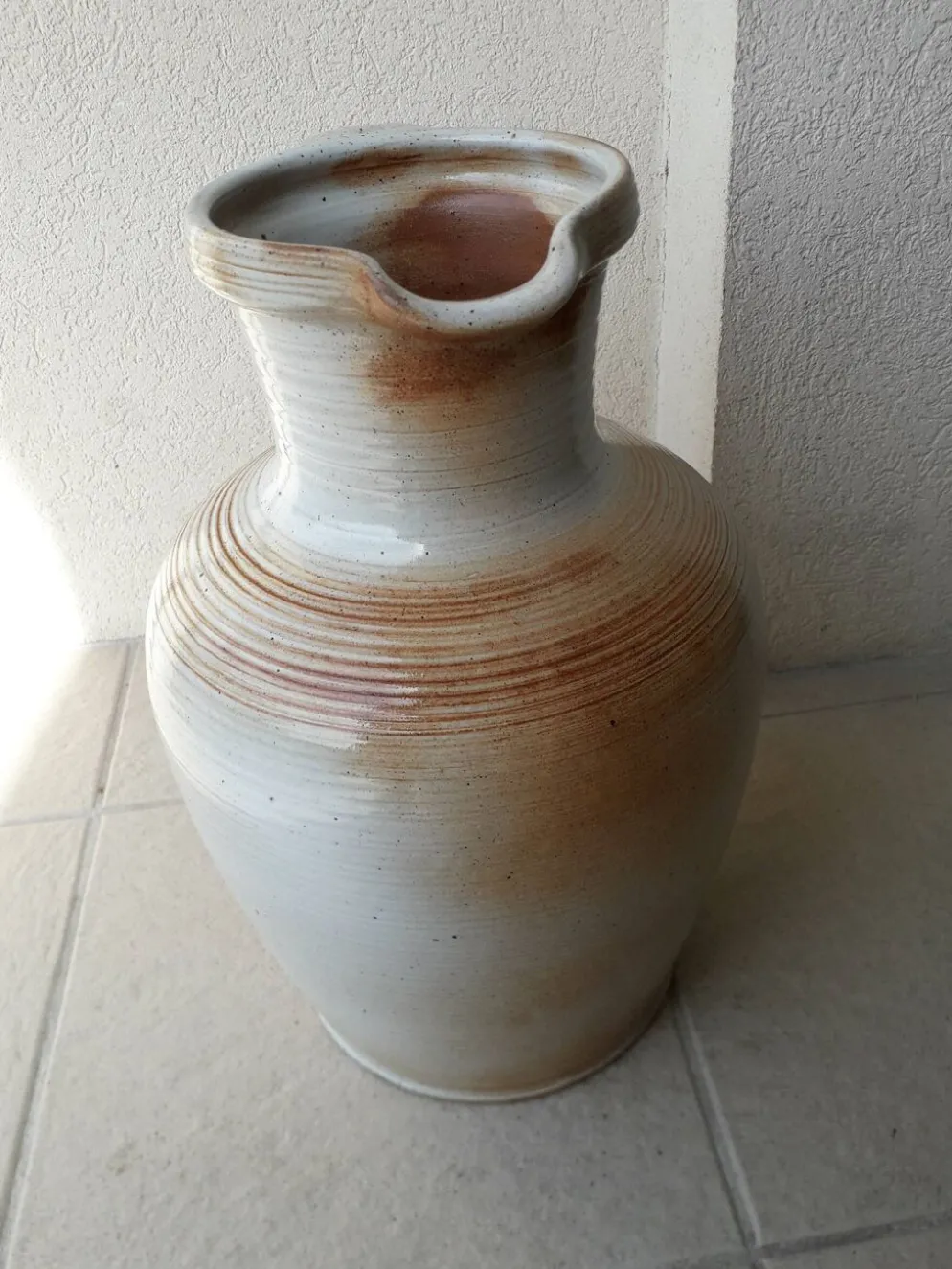 Pichet vase en grès