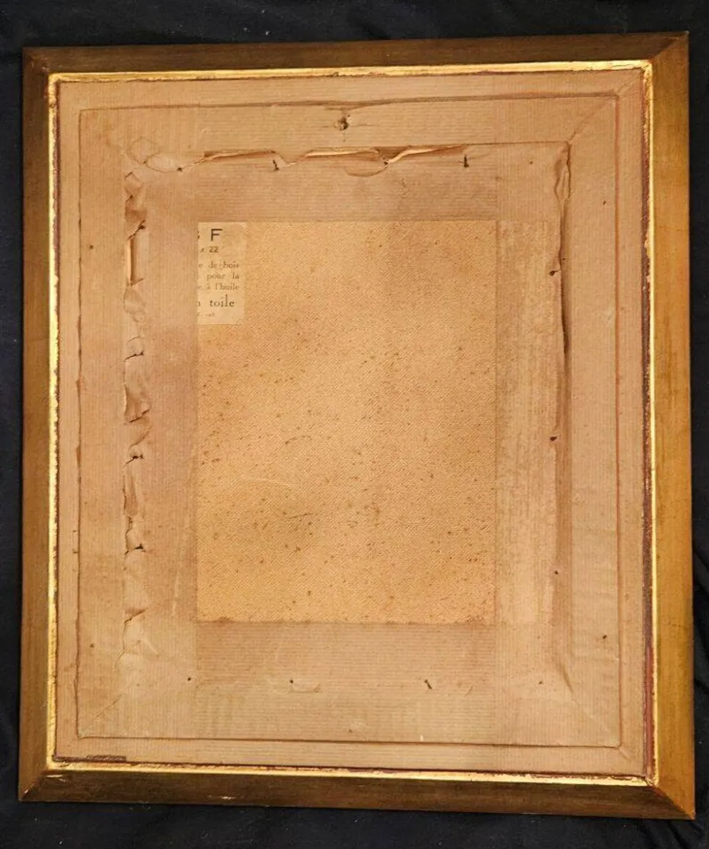 Pierre Gontard - Huile Sur Isorel "Paysage Enneigé"