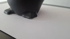 Pingouin En Céramique Noir Vallauris André Baud