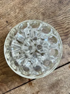 Pique fleur ancien en verre XXL