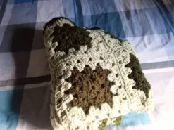 Plaid crocheté patchwork