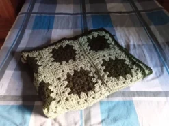 Plaid crocheté patchwork