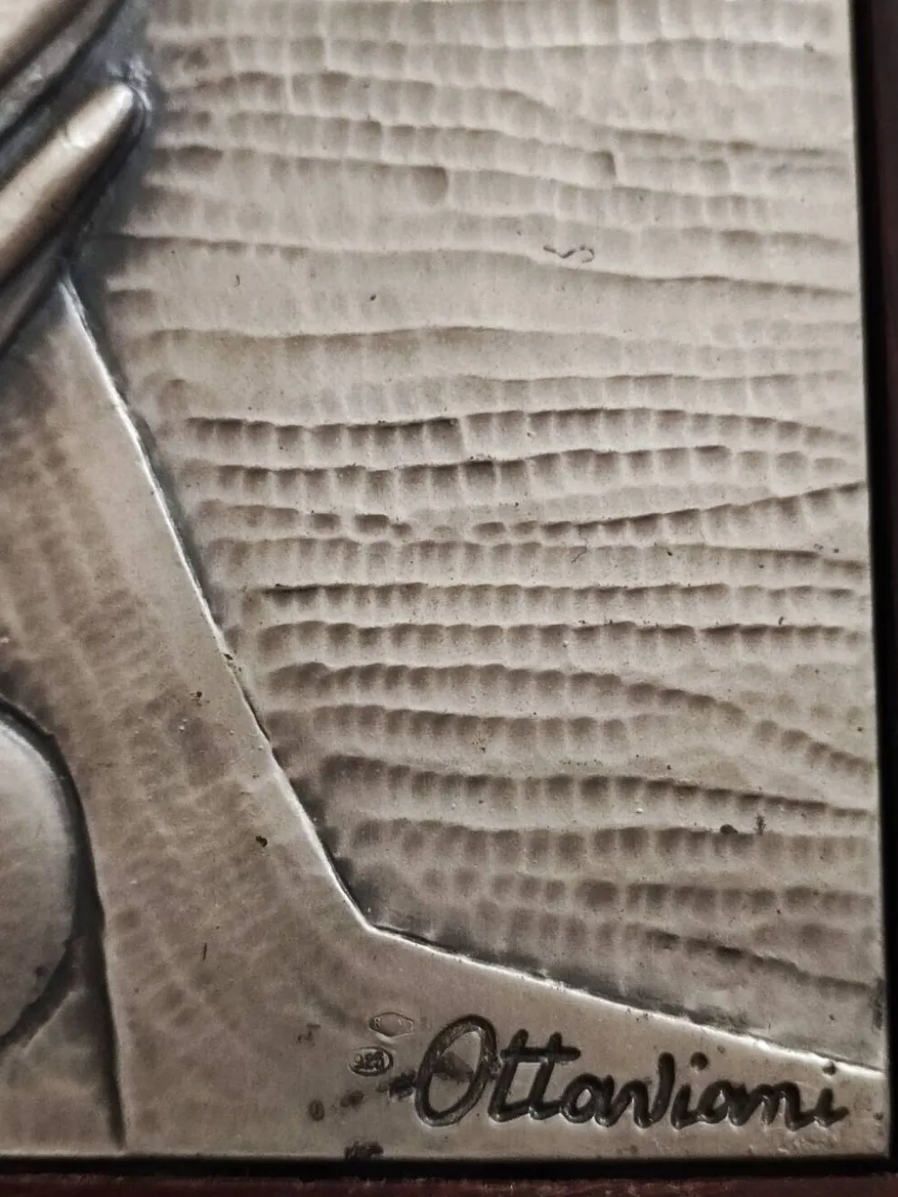 Plaque d'une Vierge