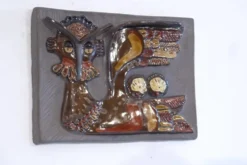Plaque en ceramique suedoise jie Gantofta 1960