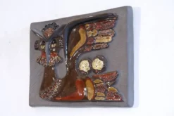 Plaque en ceramique suedoise jie Gantofta 1960