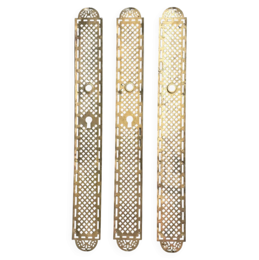 3 plaques de propreté anciennes - 52cm - Ref 1337