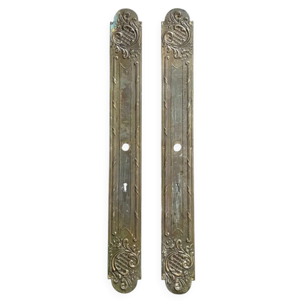 2 plaques de propreté anciennes - 53cm - Ref 1338