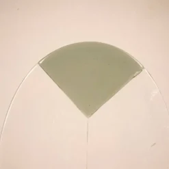 Plat de collecte en verre de Murano par Aureliano Toso pour Leucos, 1960