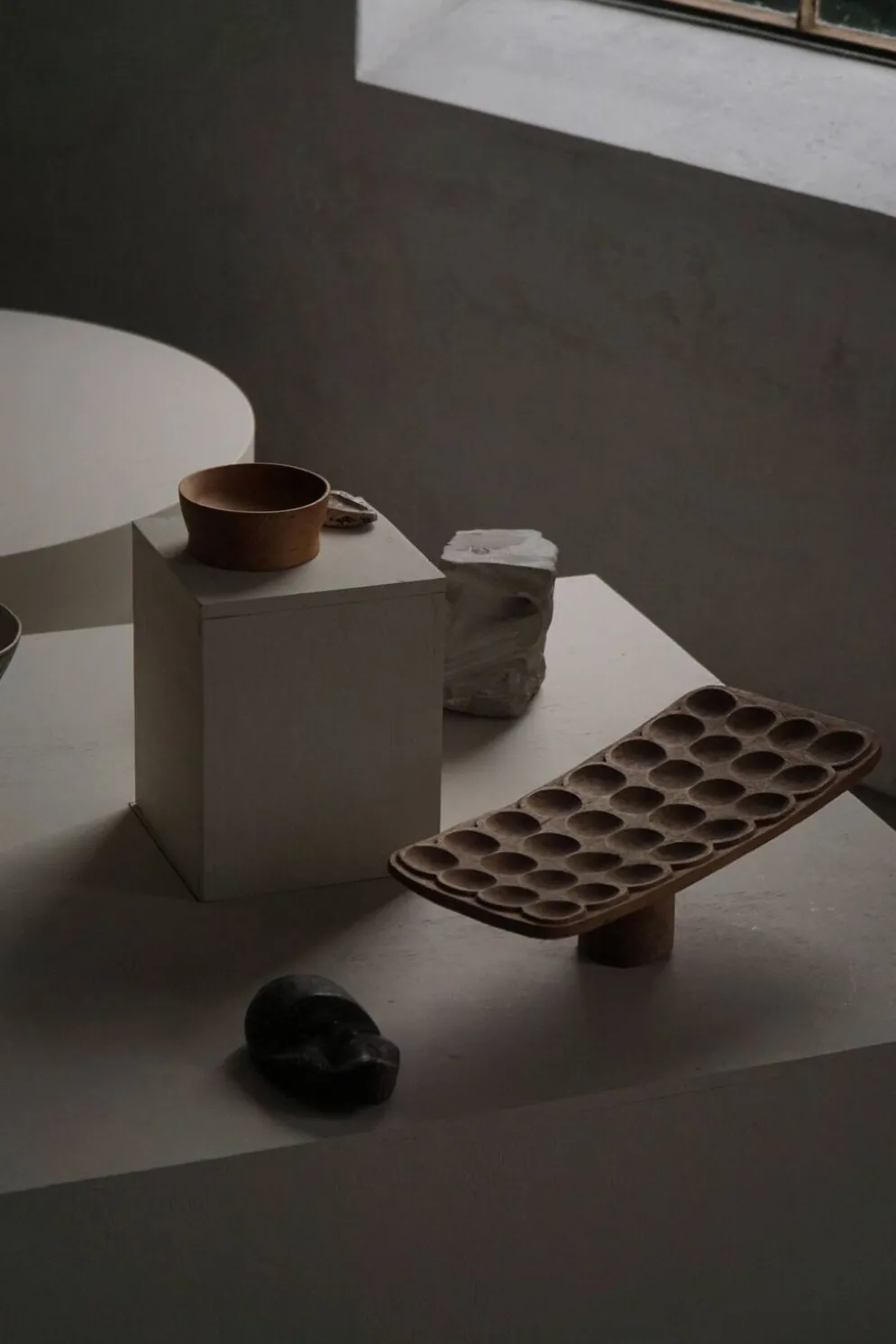 Plateau de jeu traditionnel africain / Objet sculptural, début du XXe siècle