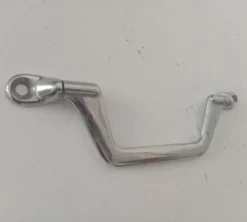 Poignée de meuble vintage chrome années 60