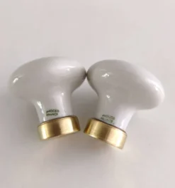 Poignée de porte en porcelaine