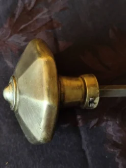 Poignée de porte octogonale en laiton style Louis Philippe-Restauration