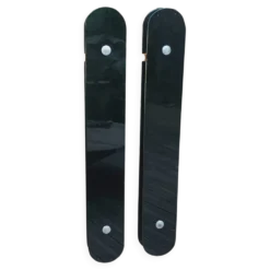 Poignée de porte vintage verre massif grand format