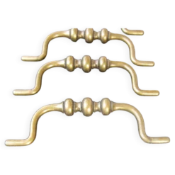 5 poignées en metal aspect bronze